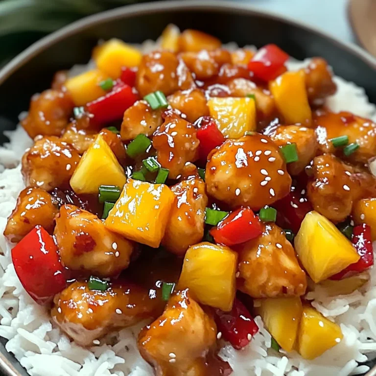 Sweet and Sour Chicken with Pineapple