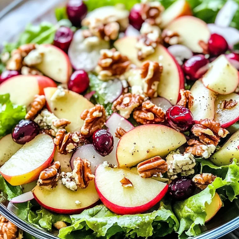 The Best Crunchy Apple Walnut Salad with Irresistible Fall Flavors