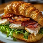 Turkey Bacon Chicken Croissant