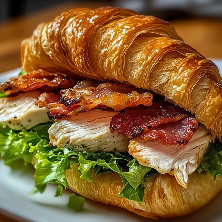 Turkey Bacon Chicken Croissant