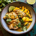 Weeknight Thai Peanut Chicken with Spicy Lime Mango