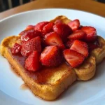 Baked French Toast with Strawberry Topping Recipe