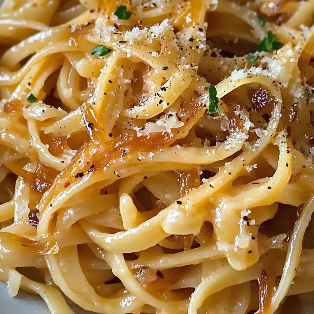 Caramelized Onion Pasta