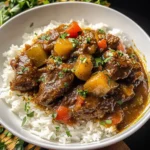 Caribbean-Style Beef Stew with Rice