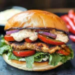 Chicken Fajita Burger