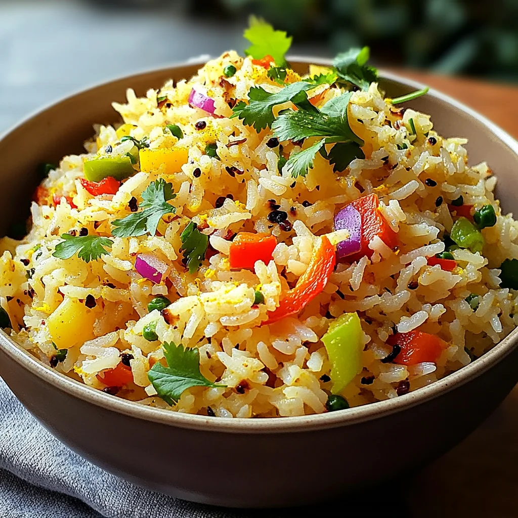 Delicious Island Coconut Pepper Rice for a Tropical Twist