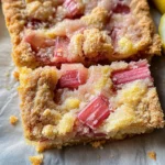 Delicious Lemon Rhubarb Bars