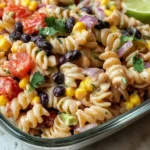 Easy High Protein Southwest Pasta Salad - Homefoodkitchen