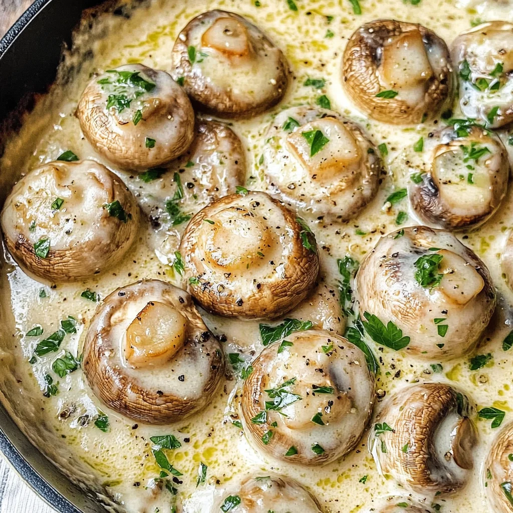 Garlic Parmesan Mushrooms