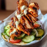Greek Chicken Gyros