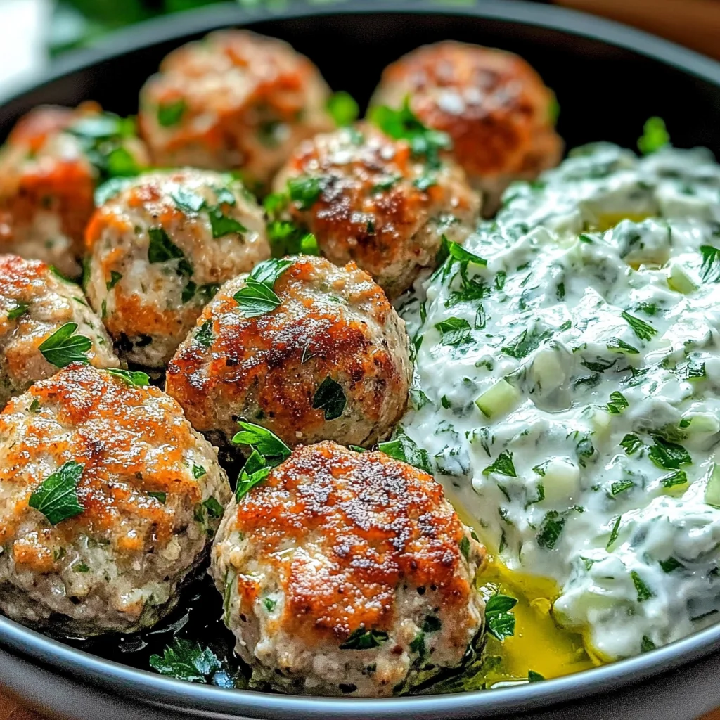 Greek Turkey Meatballs