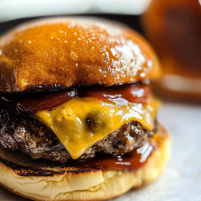 Grilled BBQ Burgers
