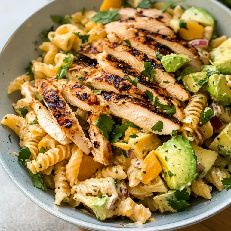 Grilled Chicken Pasta Salad