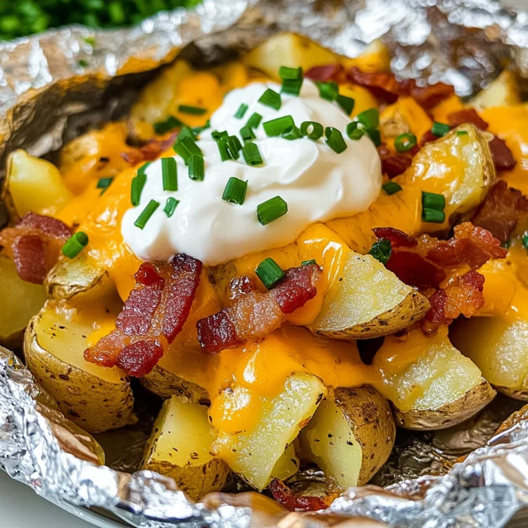 Grilled Potatoes in Foil