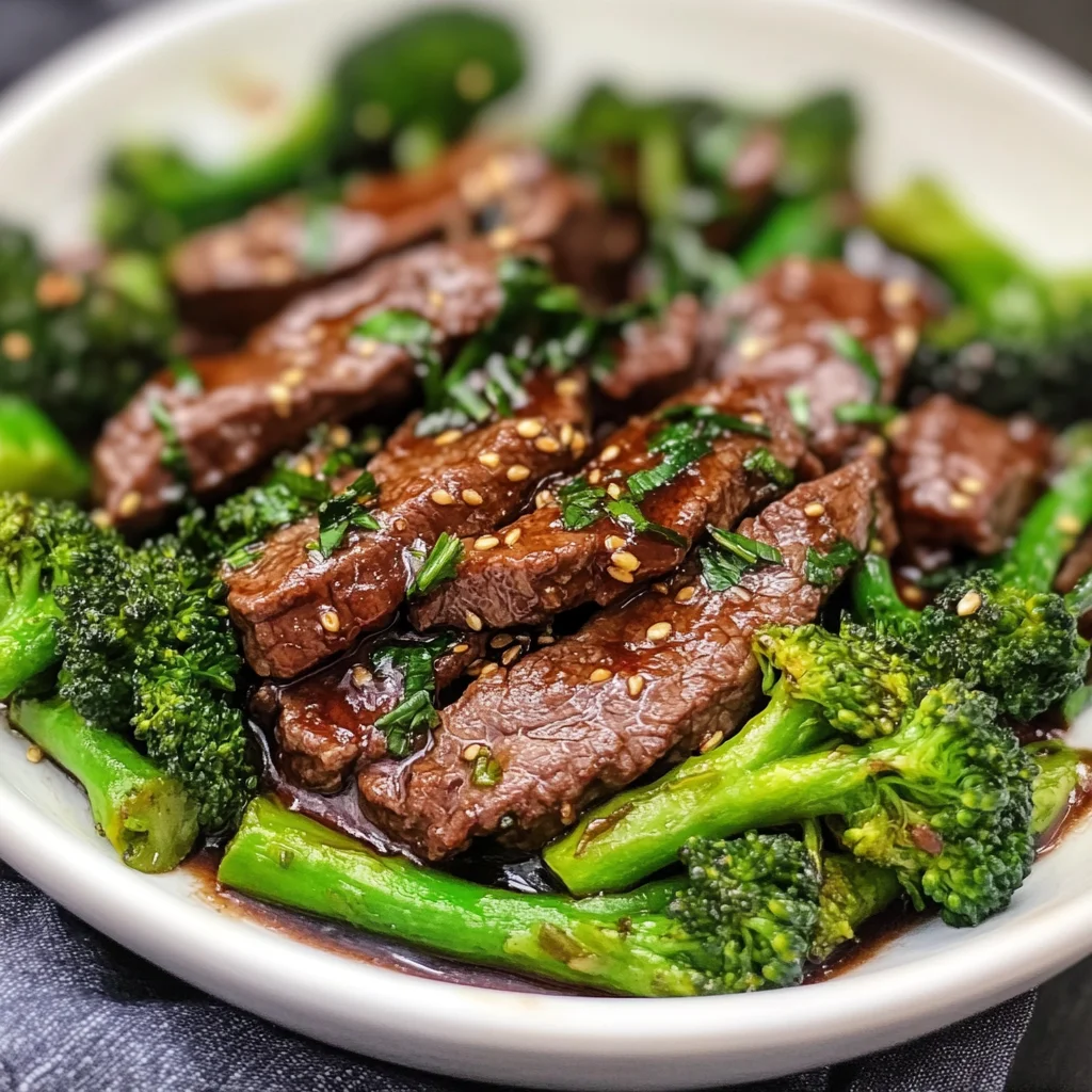 Healthy Beef and Broccoli