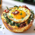 Kale Egg Breakfast Cups Recipe