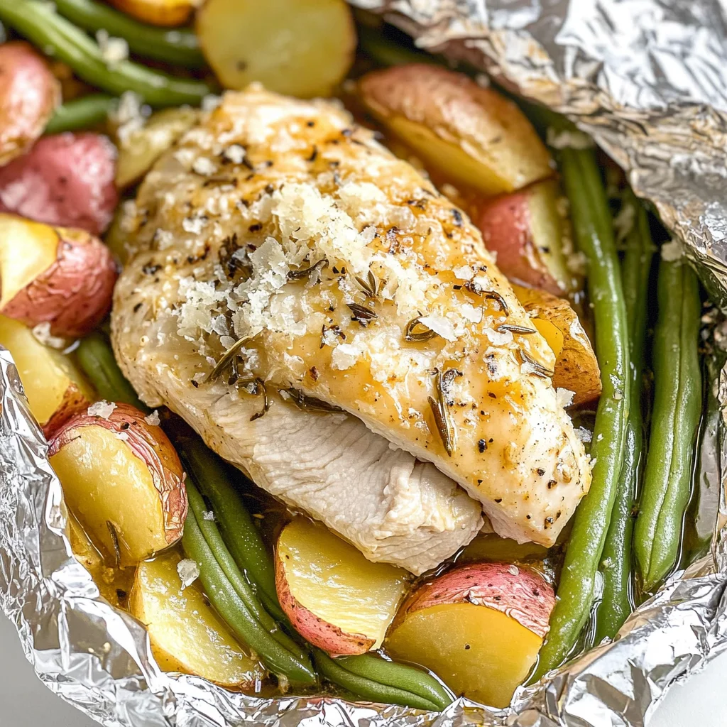 Lemon Chicken Foil Packets