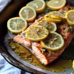 Lemon Lime Salmon with Lemon Butter