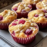 Lemon Raspberry White Chocolate Muffins