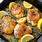 Lemon Rosemary Chicken Thighs
