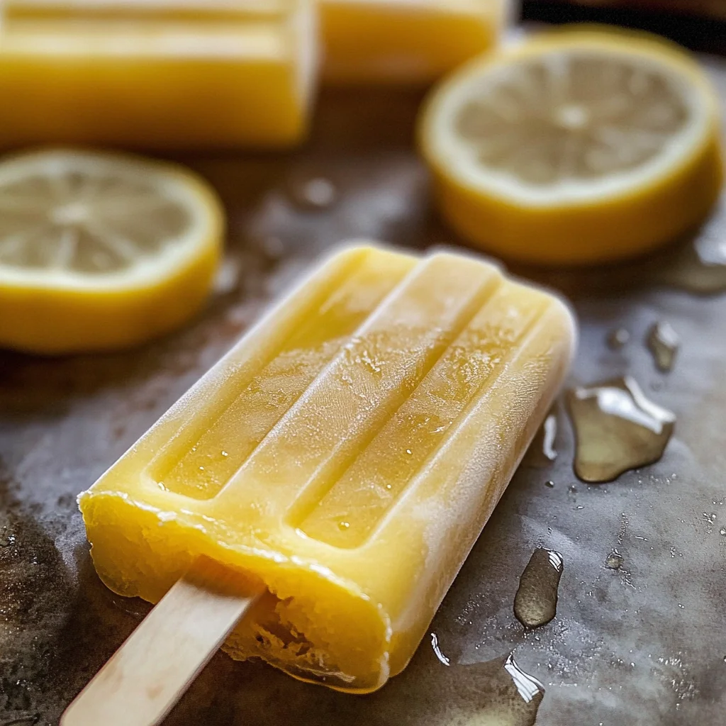 Lemonade Moonshine Popsicles