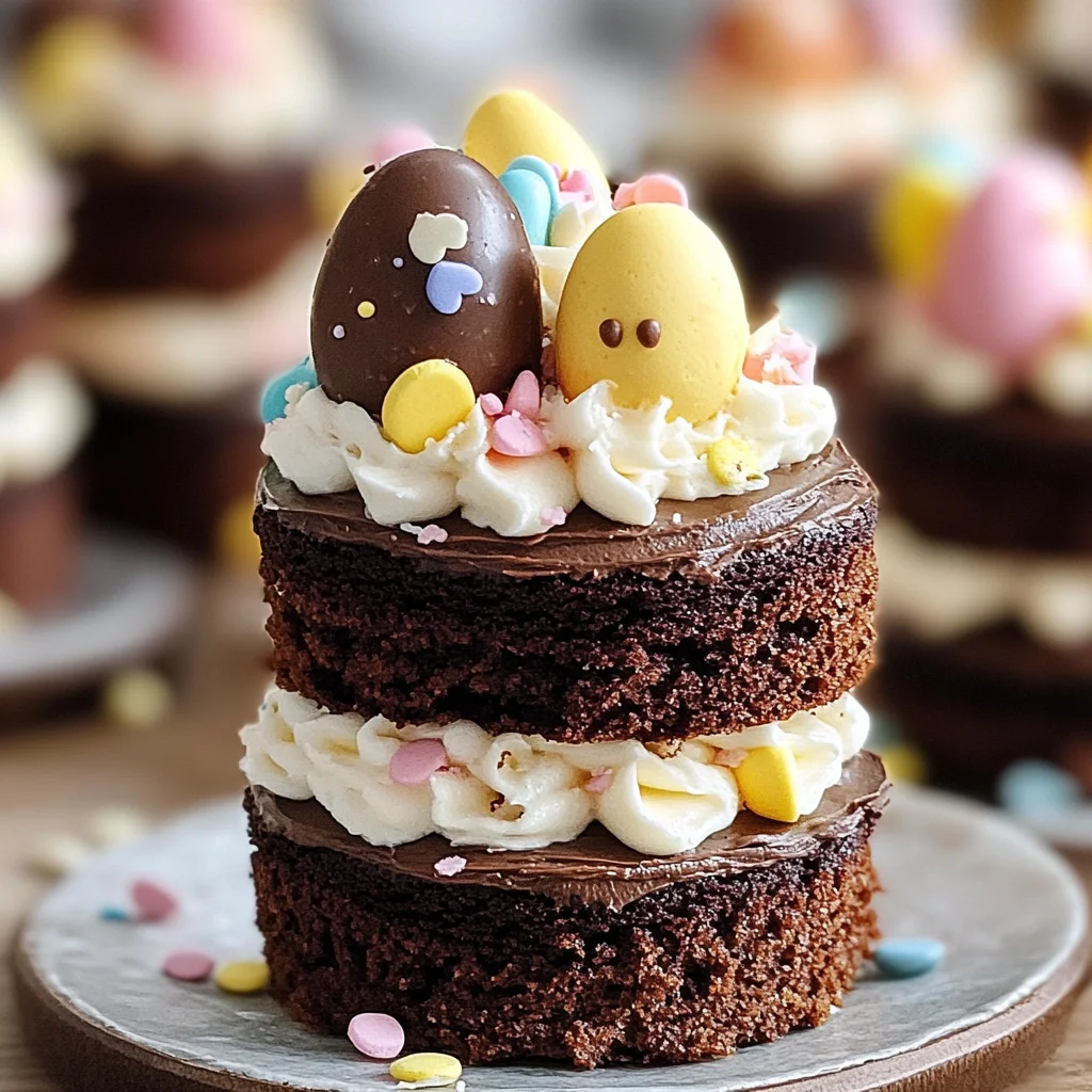 Mini Easter Layer Cakes – A Sweet Spring Treat!