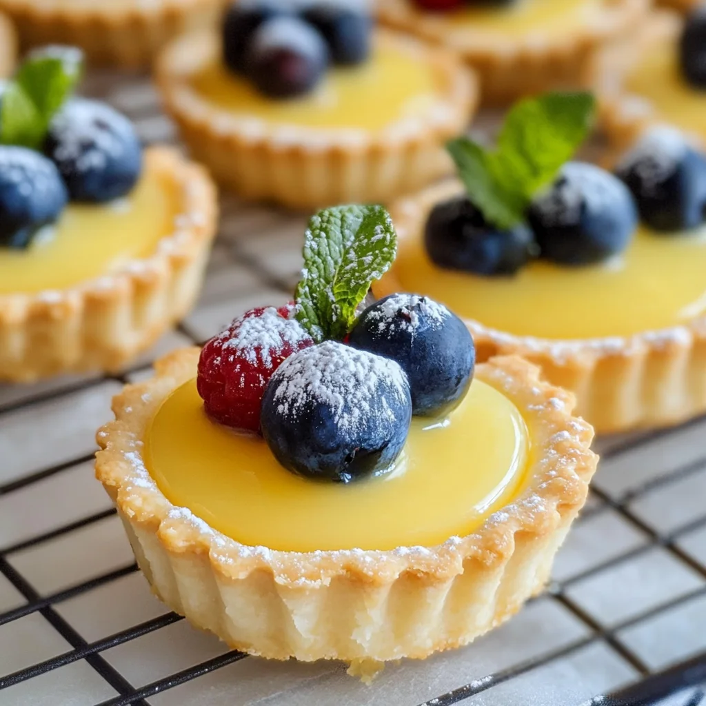 Mini Keto Lemon Tarts