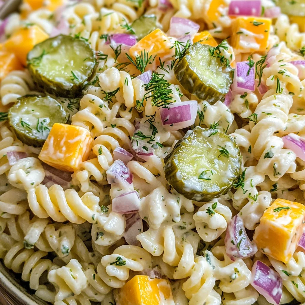 Pickle Pasta Salad