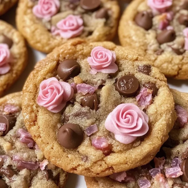Rose Chocolate Chip Cookie Recipe