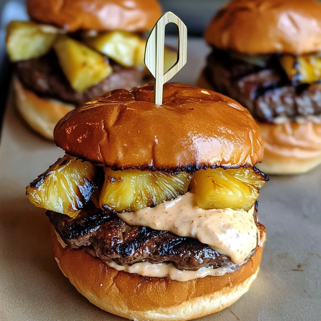 Smoky Sliders with Chipotle Mayo