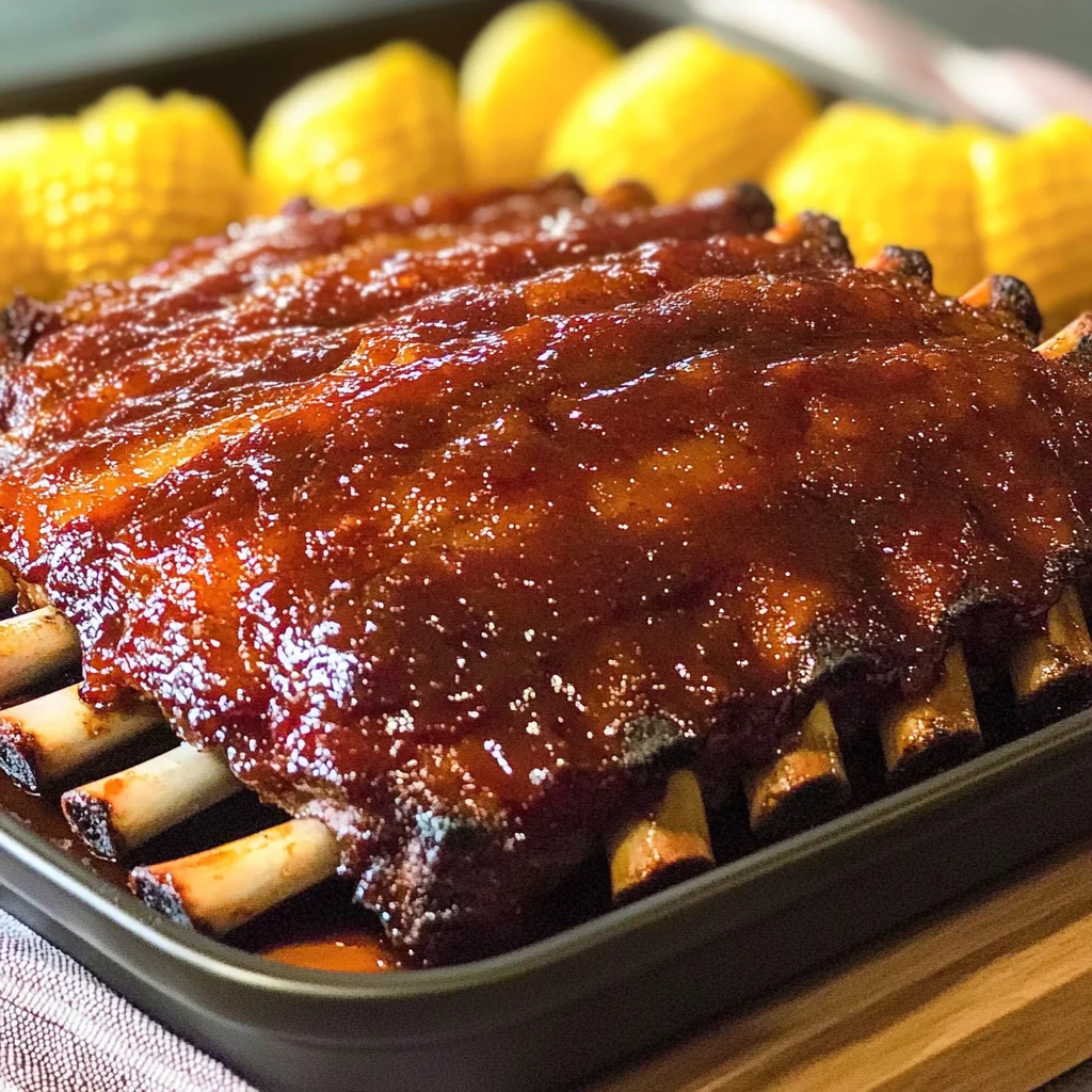 St. Louis Ribs made in the Crock Pot