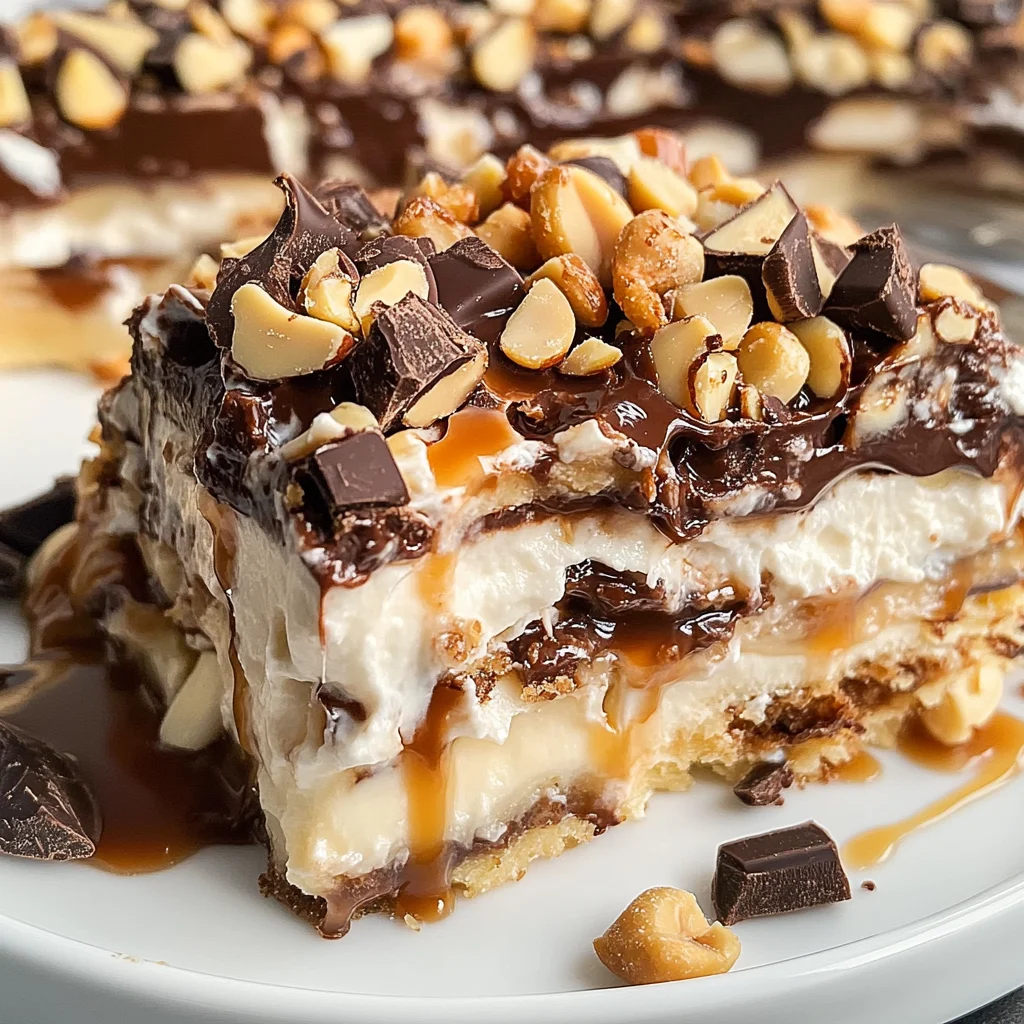 Turtle Lasagna Dessert