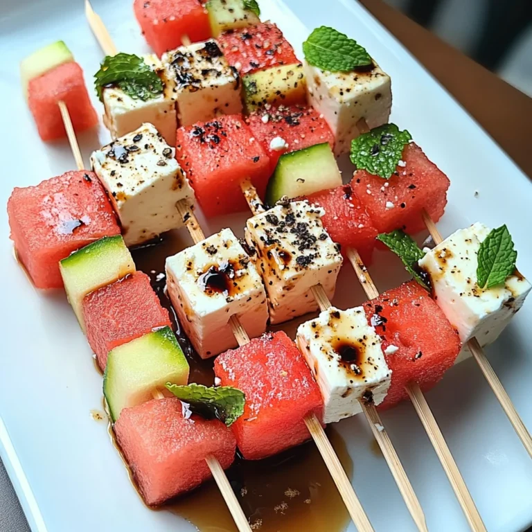 Watermelon Feta Skewers: An Amazing Ultimate Recipe for Summer