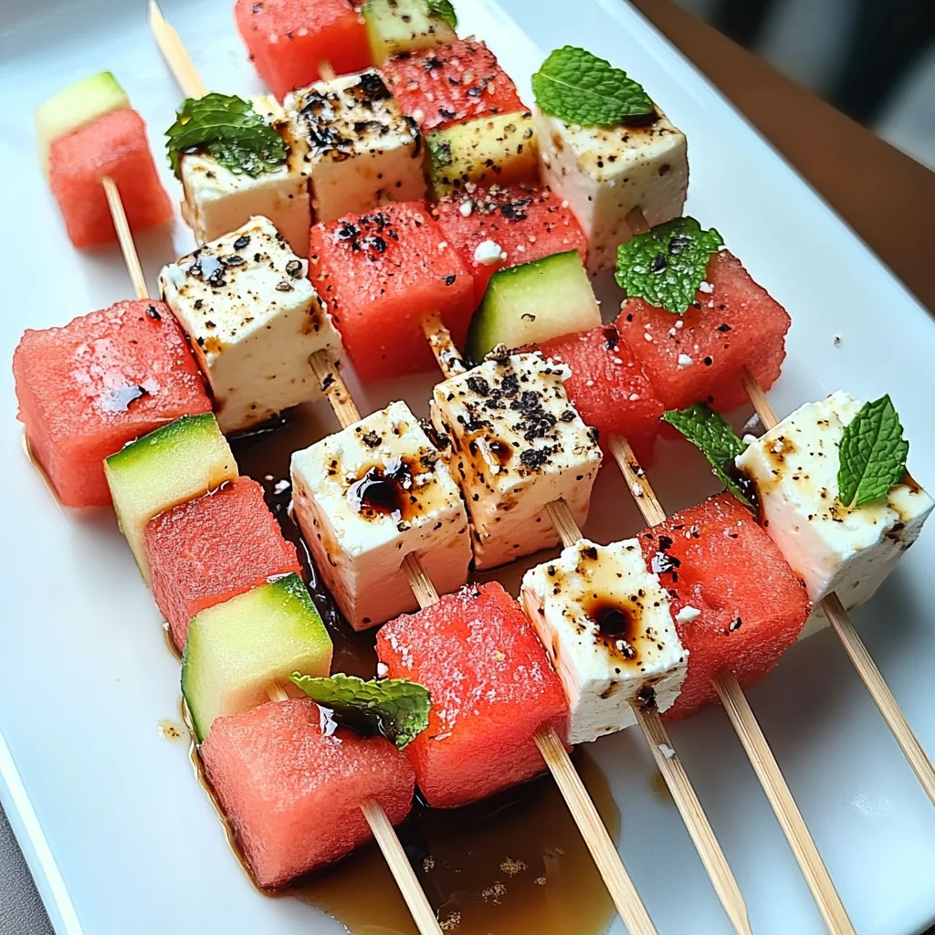 Watermelon Feta Skewers: An Amazing Ultimate Recipe for Summer
