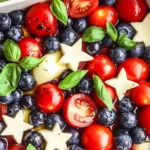 4th of July Salad - The Berry Caprese Salad