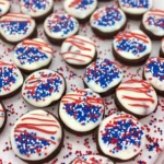 Patriotic Chocolate Covered Oreos
