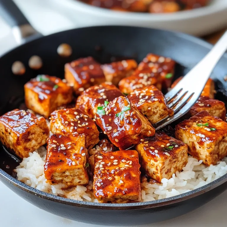 Skillet Tofu Bbq