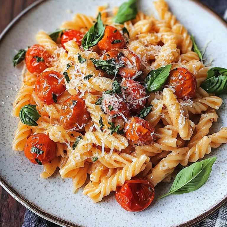 Slow Roasted Cherry Tomatoes Pasta Sauce with Cream